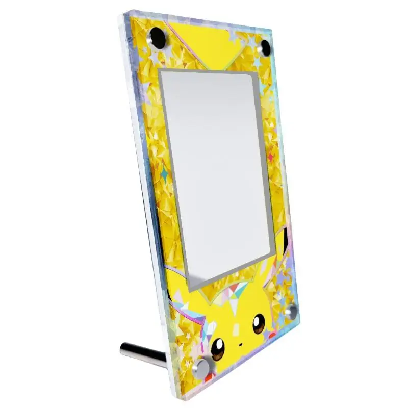 Pokemon Card Brick Qikachu Extended Painting Series PTCG Diy Acryl Actie Toy Figures Anime Game Collection Display Rack