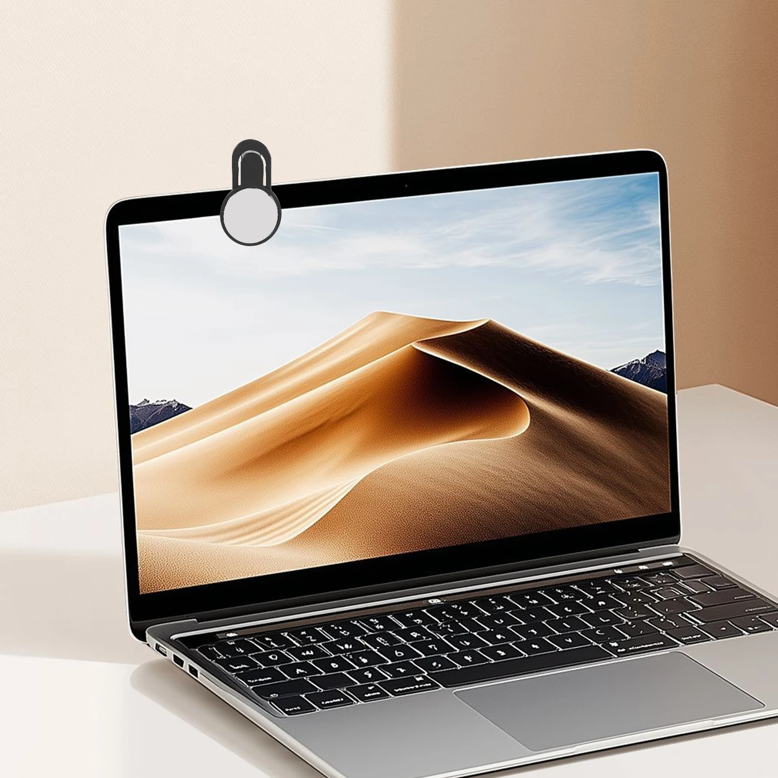 

Computer Rearview Mirror Clear Wide View Easy Install on Monitor Desk Office Cubicle Security Blind Spot Mirror