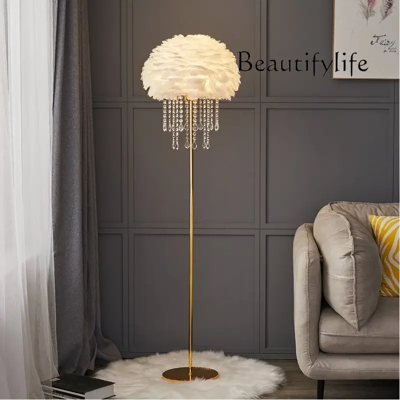 Nordic medieval creative floor lamp living room advanced atmosphere light