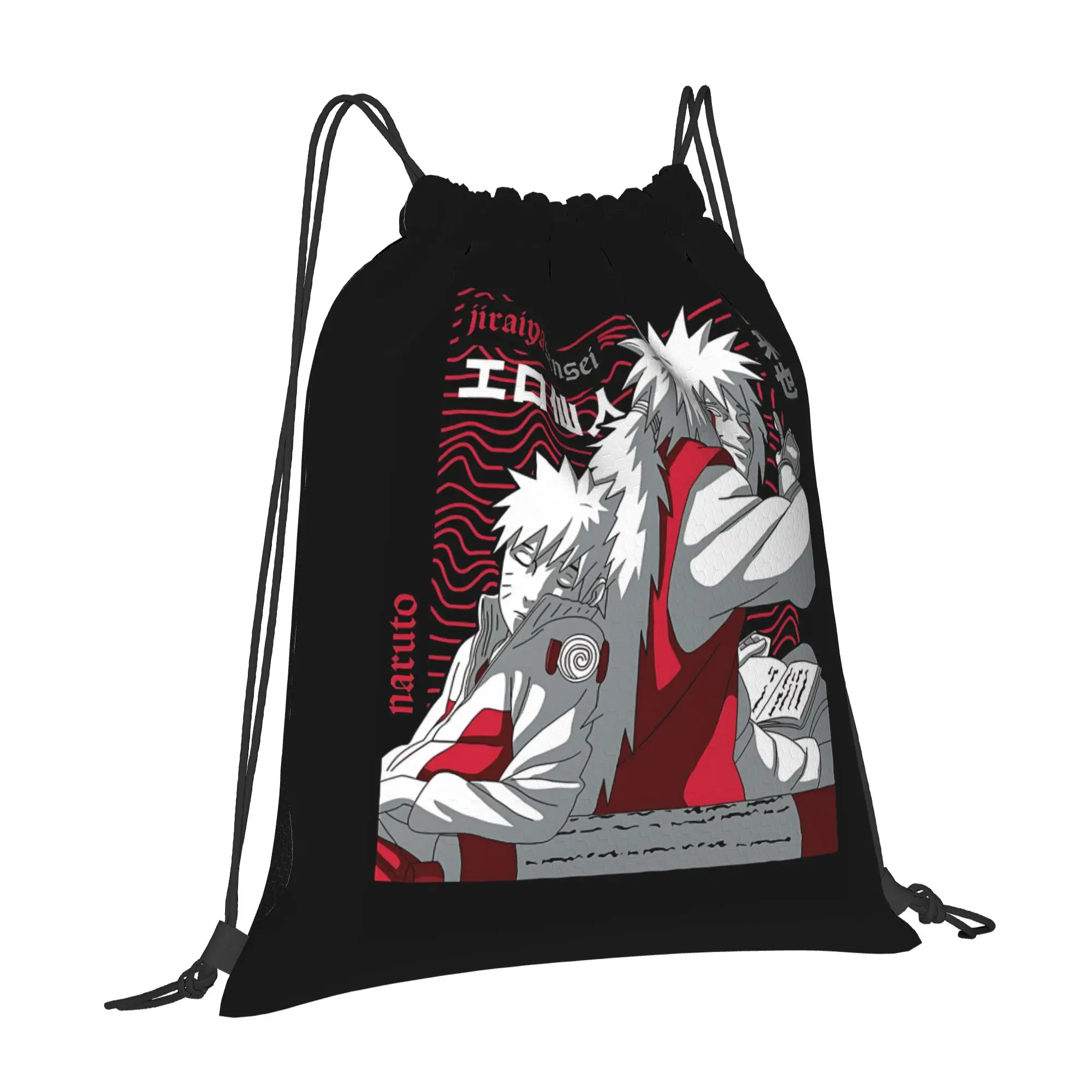 sports Pouch Naruto anime comic  Portable Sports Drawstring Bags Riding Backpack Gym Shoes Storage Backpacks