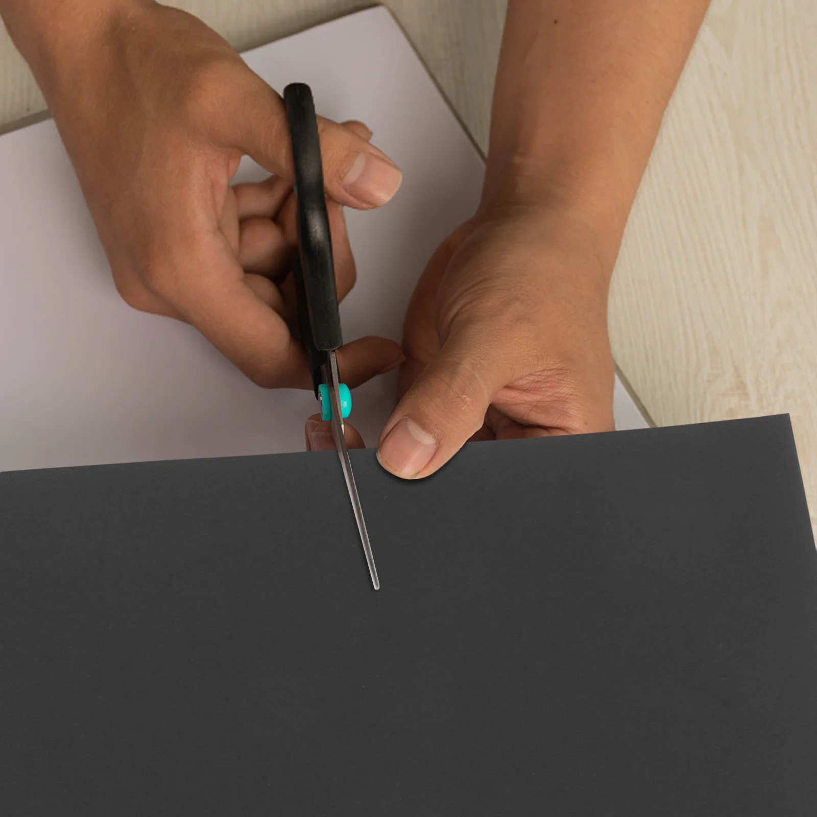 20 قطعة من البطاقات السوداء الفاخرة 250Gsm A4 مثالية للطباعة والرسم والقطع وبطاقات القصاصات القابلة للطي والعمل الحرفي #6