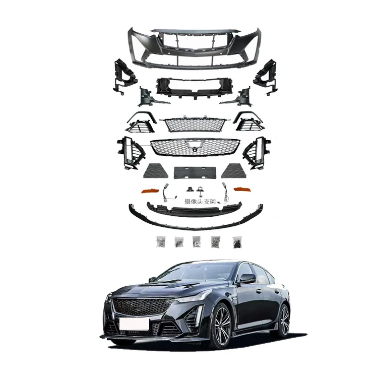 

New PP Upgraded Appearance Car Specific Front Bumper Grille Body Kit for Cadillac CT5 2020-2025