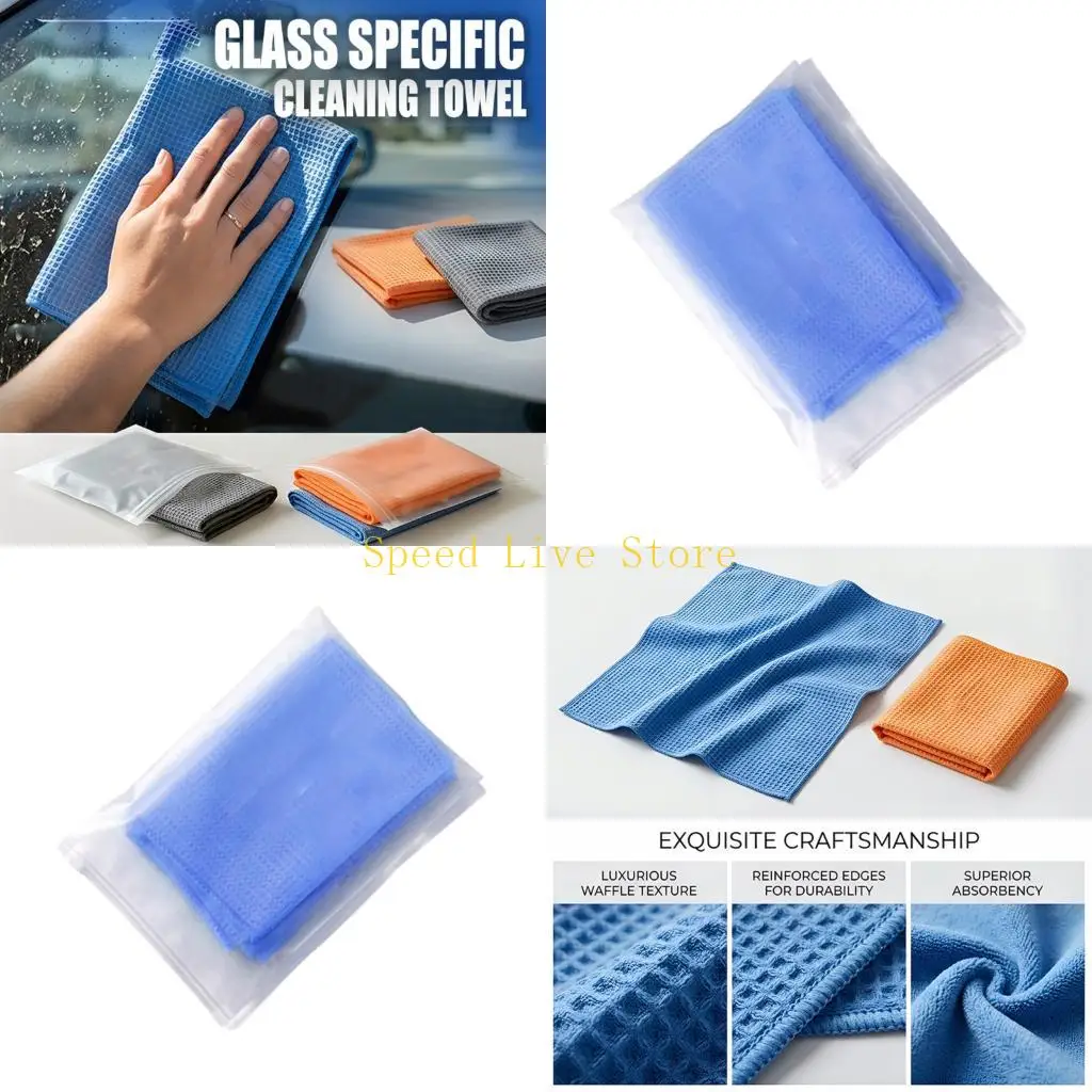 547C Large 40x40cm Microfiber Cleaning Cloth Drying Towel For Cars Kitchens