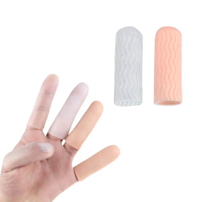 

2Pcs=1Pair Finger Toe Separators Protection Protector Silicone Gel Tubes Thumb Covers For Corn Blister Cracked Pain Relif