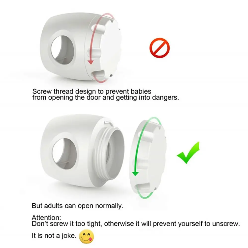 Care Reusable Durable Kids Safe Plastic Children Baby Door Knob Cover Home Accessory Safety Lock Cover Handle Sleeve