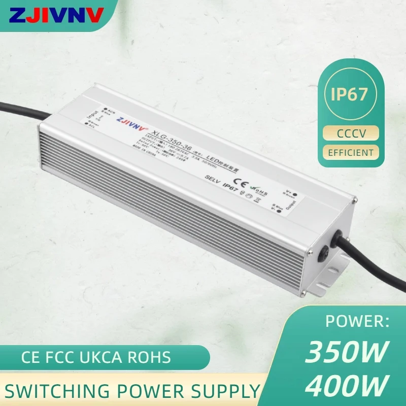 

350W 400W Waterproof Outdoor Switching Power Supply AC-DC 24V 36V 48V Constant voltage LED Driver Lighting Transformer SMPS XLG