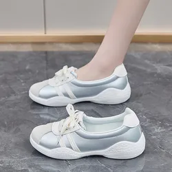 Ladies Casual Sneakers 2025 New Fashiona Shallow Mouth Non-slip Thick Sole Women's Flats Comfortabl and Versatile Platform Shoes