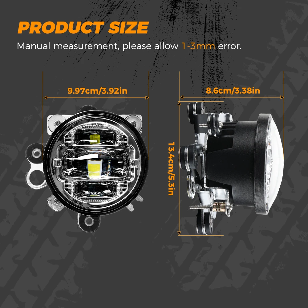 E9 مارك أضواء الضباب لهوندا GL1800 الذهب الجناح 2002-2017 LED IP67 Waterpr الأضواء العارض مساعد تمرير مصباح المصباح