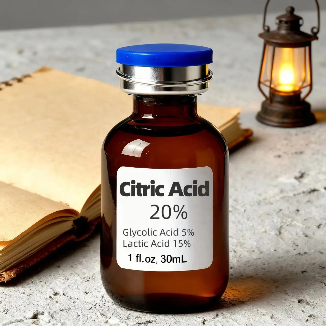 

Citric acid Peel 20% 30% 40% 50% get more white 30ml 5ml Glycolic Acid lactic acid Add