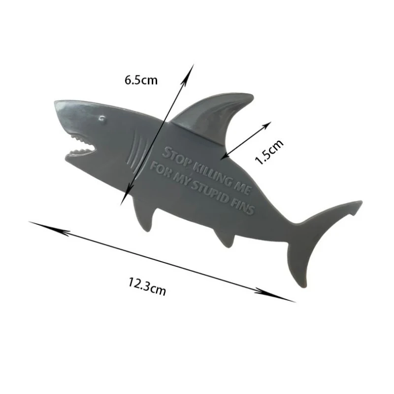 Creative Shark Bookmark PP Material Marks Book Notepad Novel Sticky Note Reading Item Gift For Kids Children Stationery