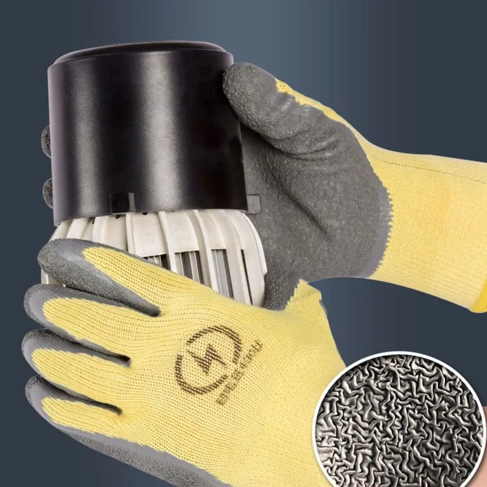 400V Electrician Work Gloves Flexible Wear-resistant Insulating Gloves Nonslip Anti-electricity Gloves Hand Protection