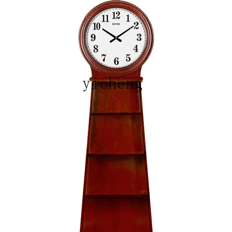 

Living Room Solid Wood the Grandfather Clock Simple Standing Grandfather Clock Creative Decorative Storage Clock