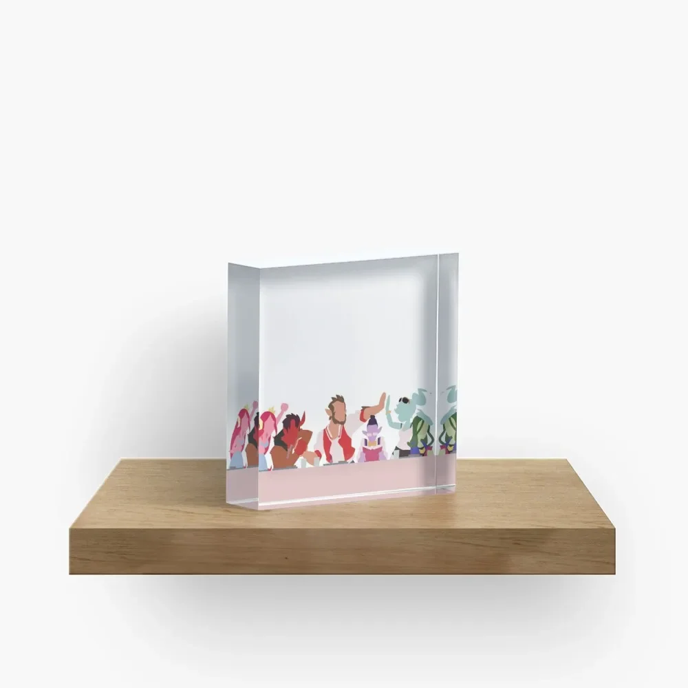 Monster Prom Cast Minimalist  Acrylic Block Clear Funny Family Cute Bedroom Fashionable Wedding Decoration Home Room Board