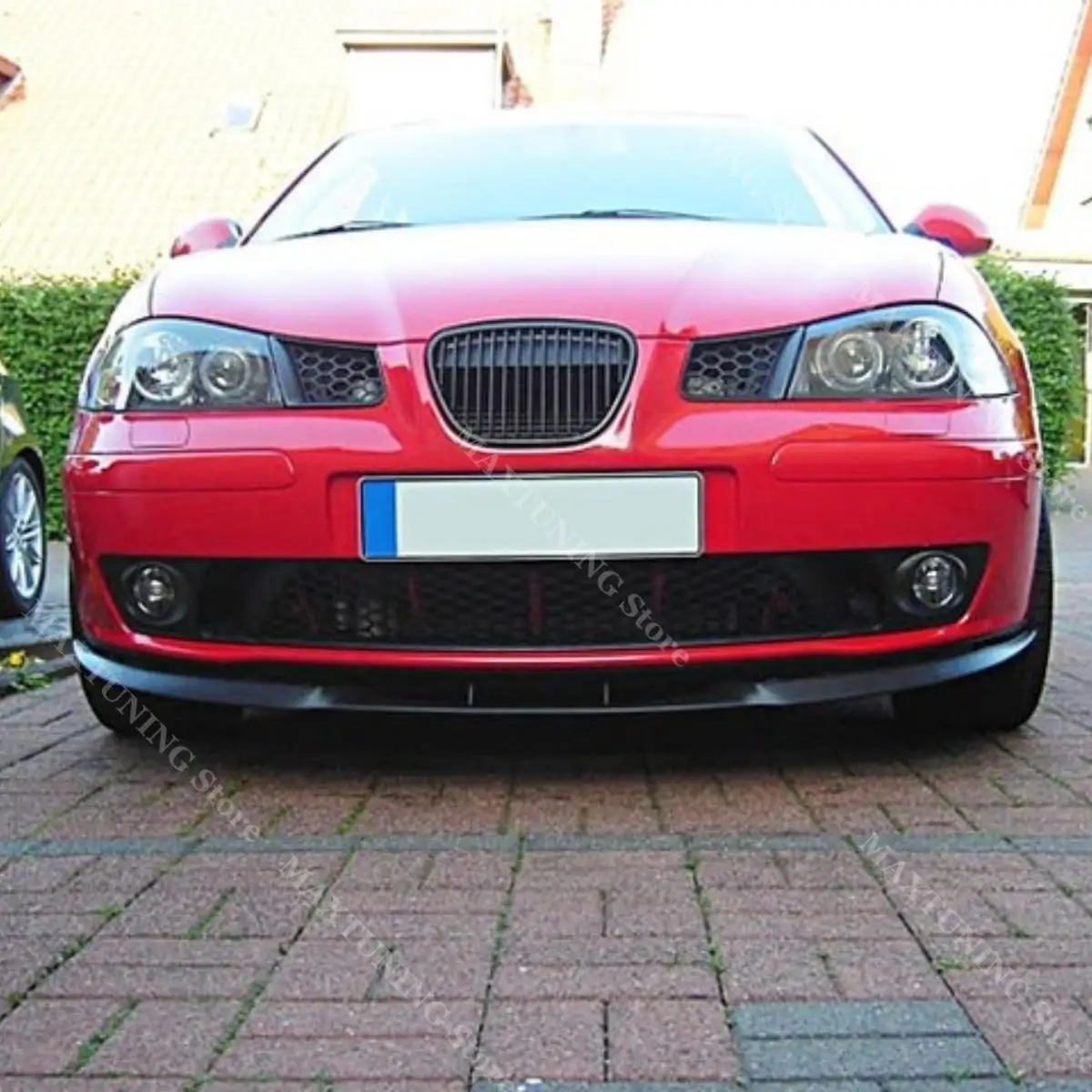 시트 이비자 MK4 6L 2002-2009용 프론트 범퍼 립 스플리터, 스포일러 디퓨저 언더 턱 아프런 커버 가드 블랙 바디 키트 튜닝