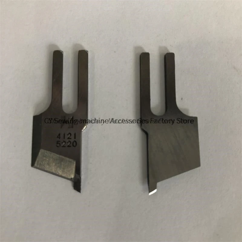 10PCS B4121-522-000 B4121-522-000(SKS7) Strong H Blade 522 Cutter Turning 19-1 Hair Cutting Knife for Flat Lockstitch Sewing