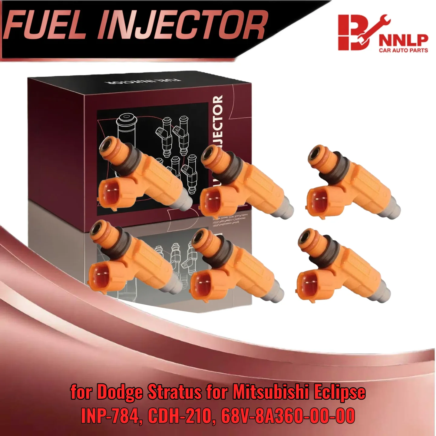 

6x топливная форсунка для Chrysler Sebring для Dodge Stratus для Mitsubishi Eclipse 2001-2005 INP784 CDH210