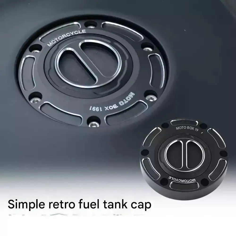 For Benda Chinchilla 500, Napoleon Bob 500 450 ROCK 300 LFC700 retro aluminum alloy fuel tank cap direct mount accessory