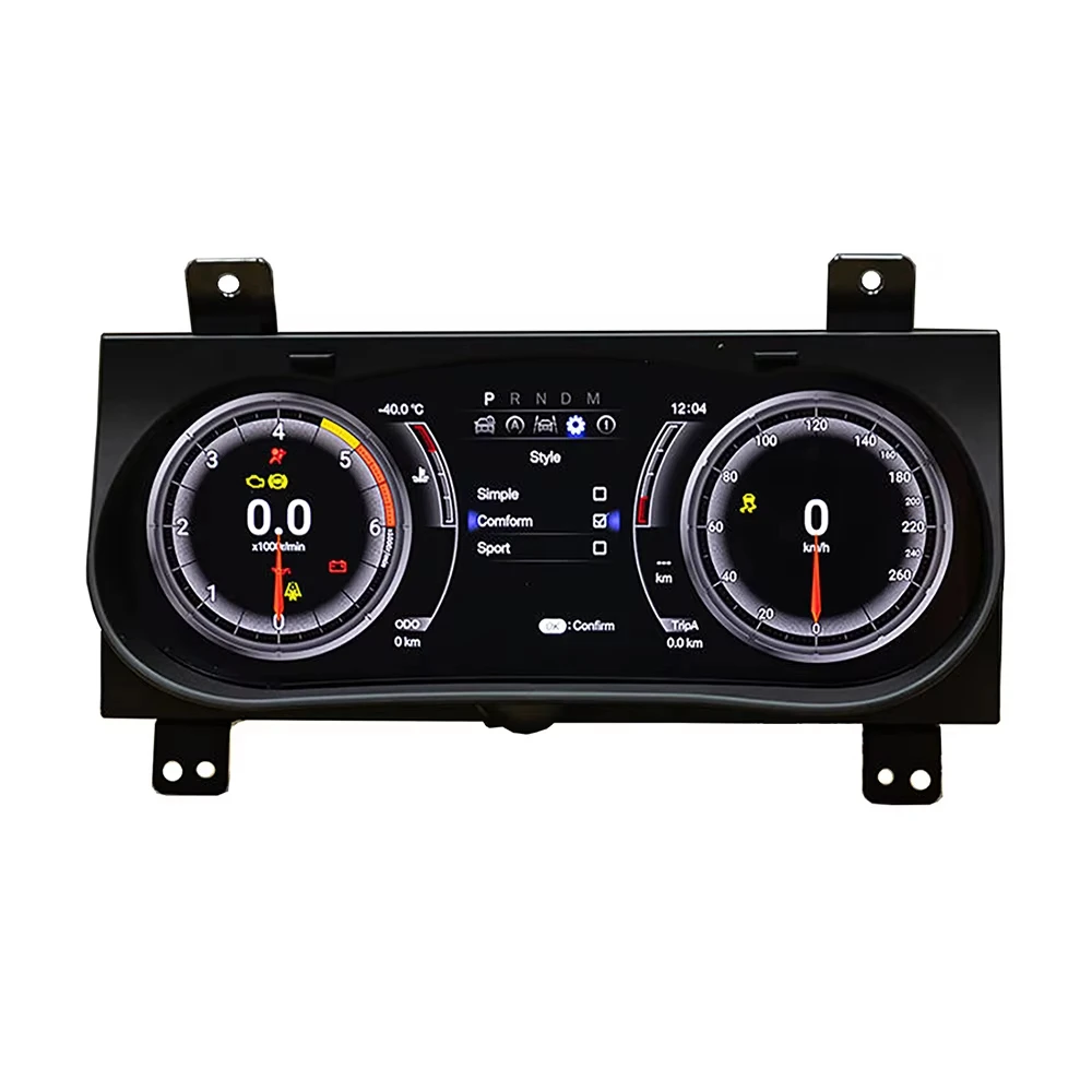LCD Instrument Cluster For Toyota Fortuner 2016-2024 Car Digital Dashboard Speedometers Virtual Cockpit Panel Display Linux