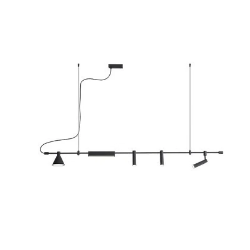 

Simple creative design restaurant bar island long chandelier kitchen tea room model room shop front desk lighting