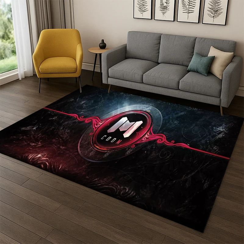 

Call of Duty COD War Game Cartoon Carpet Rug for Bedroom Living Room Sofa Playroom Doormat Home Decor,Kid Area Rug Non-slip