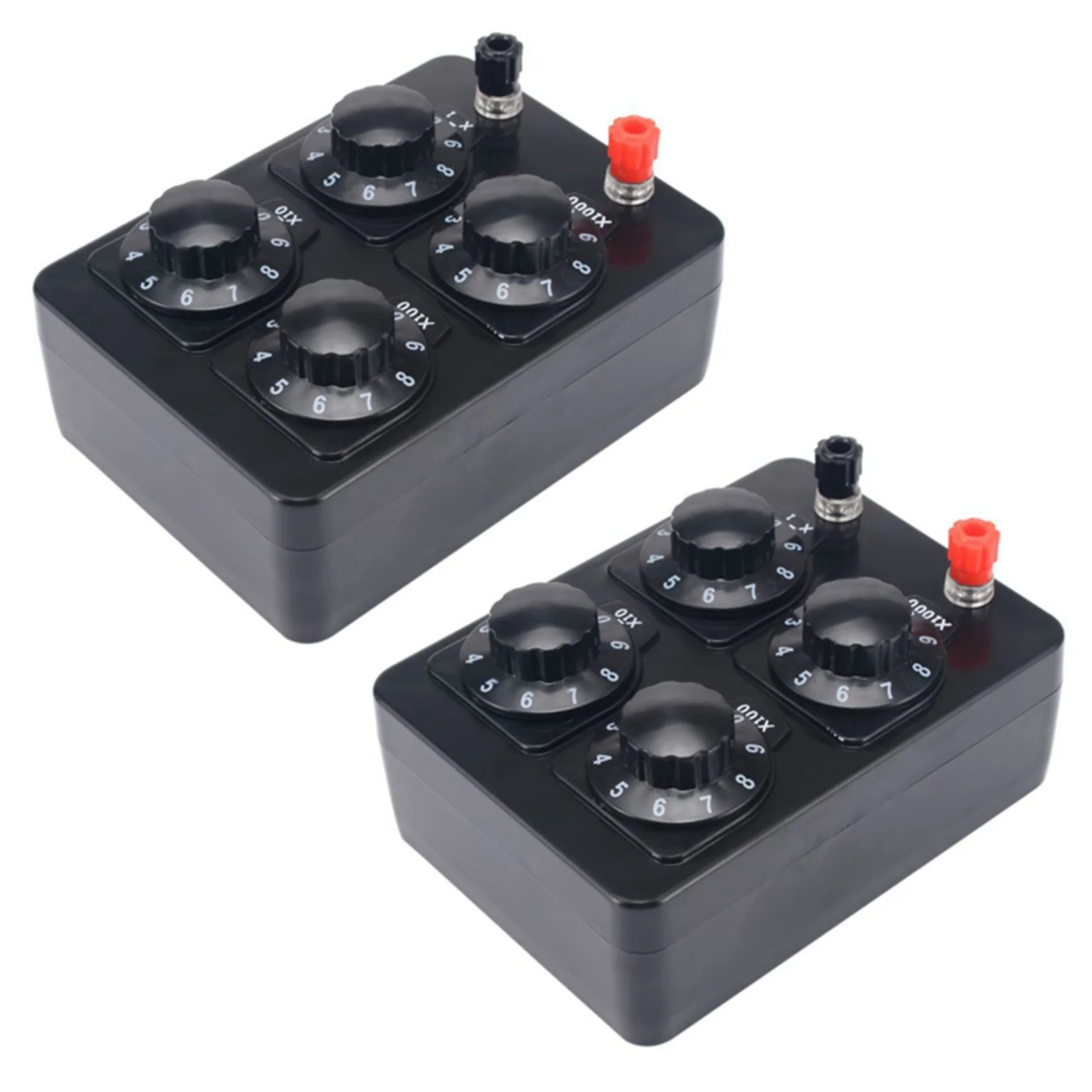 ELECT-2X 0-9999 Ohm Simple Resistance Box Precision Variable Decade Resistor Teaching Instrument