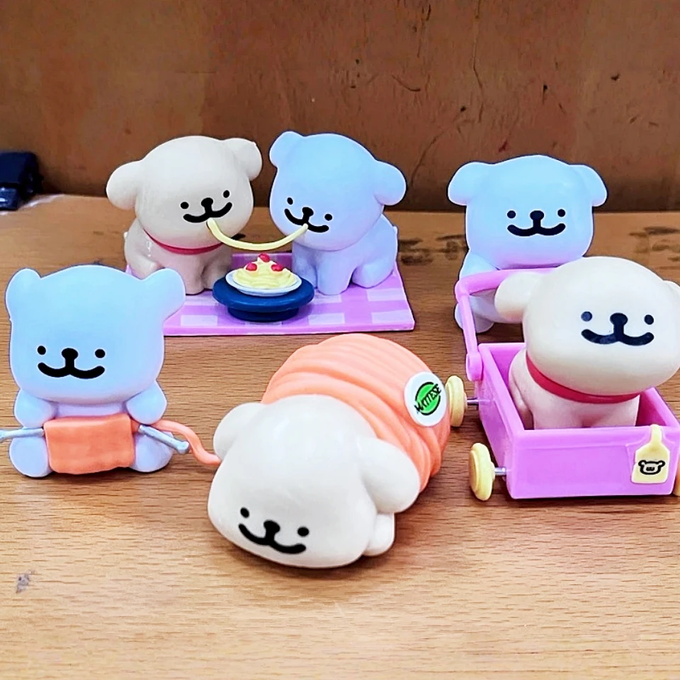 

Kawaii Maltese Joyful Connection Series Blind Box Action Figure Dolls Toy Desktop Ornament For Fans Xmas Birthday Gifts Display