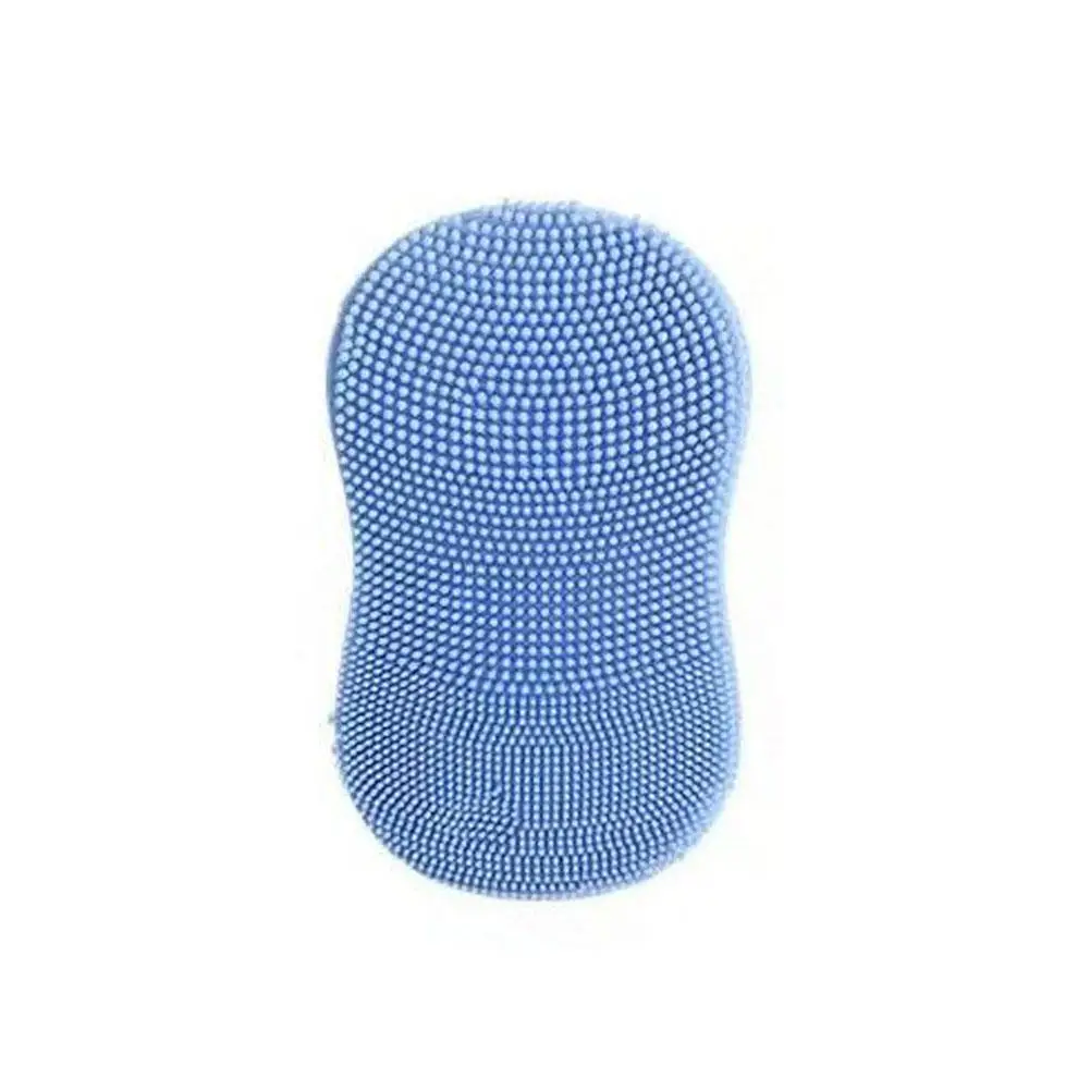 Mini Finger Face Wash Brush Soft Hair Silicone Brush Clean Nose Remove Wash Face Cleansing Brush with Massage Pores Makeup G9C3