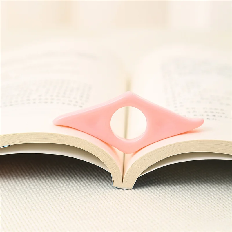 AED5-5Pcs Book Page Holder, Handmade Thumb Book Page Holder Reading Accessories Ring Book Opener Bookmark For Book Lovers
