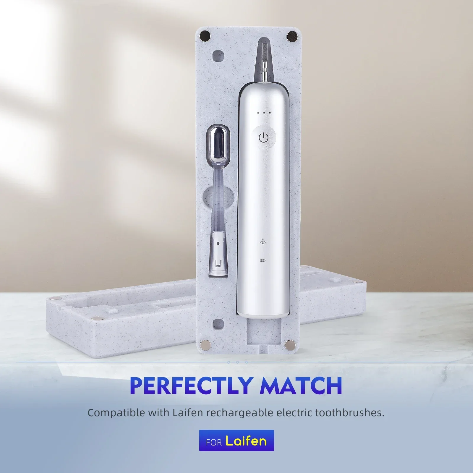 لفرشاة الأسنان الكهربائية المحمولة Laifen، حقيبة سفر، منظم تخزين صحي مقاوم للماء، ملحقات طب الأسنان القابلة لإعادة الشحن
