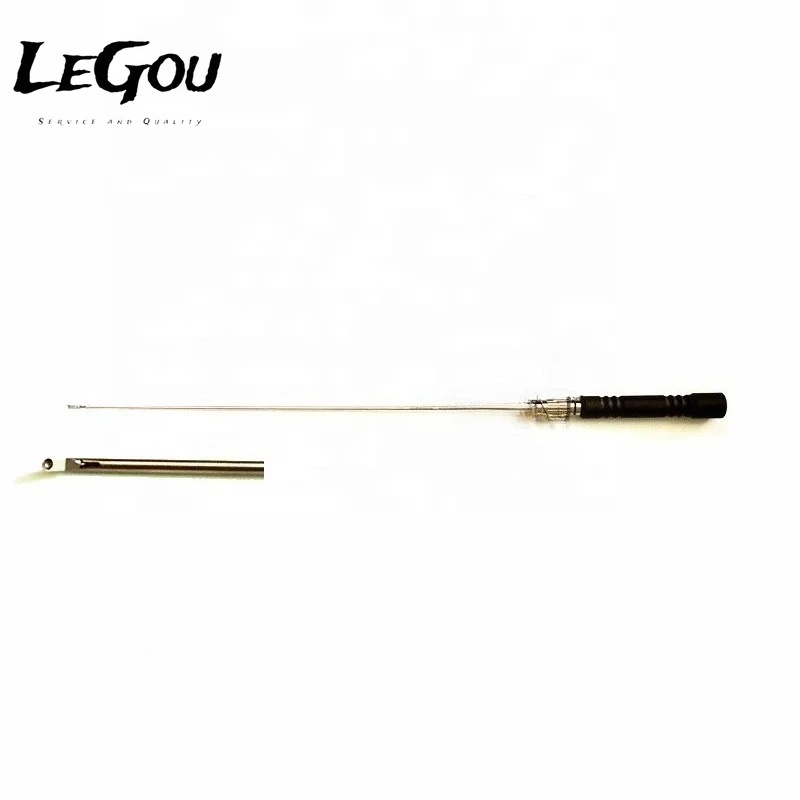 LeGou Professional Transforaminal endoscope spine instrument  flexible curette 2.5*290mm flexible medical spine endoscope