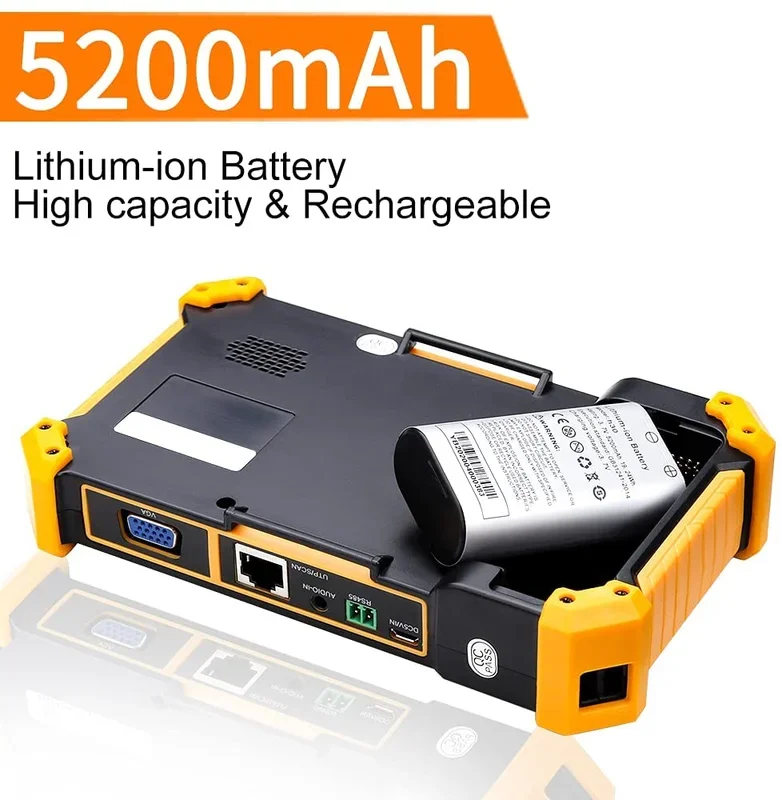 HD 3100/3200 CCTV Tester 5 Inch Mini Monitor HD Coaxial 8MP AHD VGA HDMI SDI Camera Tester Monitor Security Protection