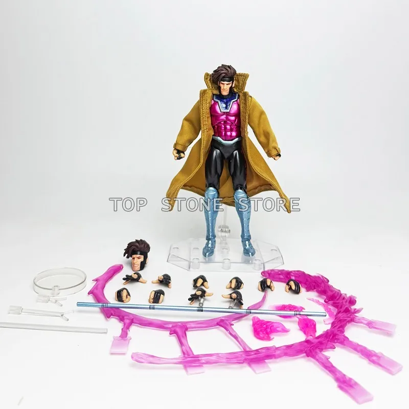 Original Ct Toys Gambit Action Figure Mafex 131 X-Men Wolverine Maf Anime Figurine Model Toy Collectible Doll Ornaments Gifts view 6