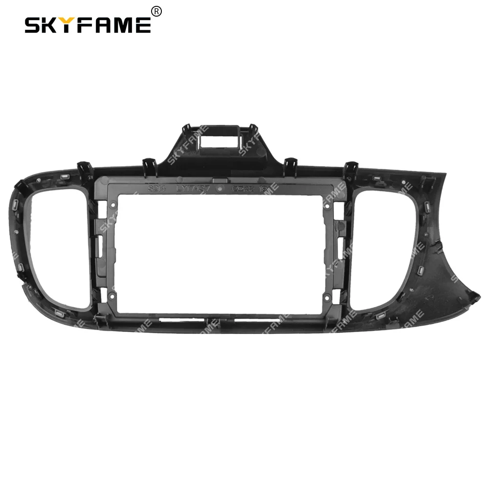 SKYFAME Car Frame Fascia Adapter Canbus Box Decoder Android Radio Dash Fitting Panel Kit For Kia Soluto Pegas