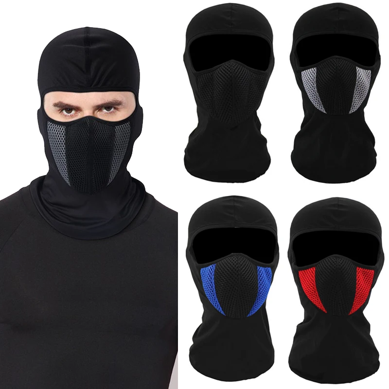 Motorcycle Breathable Cycling Face Mask Balaclava Bike Dustproof Windproof Full Face Mask Summer Sun Ultra UV Moto Accessories