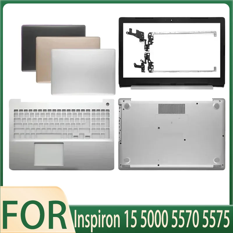 

New Laptops Cover for Inspiron 15 5000 5570 5575 Series LCD Back Case/Front Bezel/Palmrest/Hinges/Bottom Case 15.6 Inch