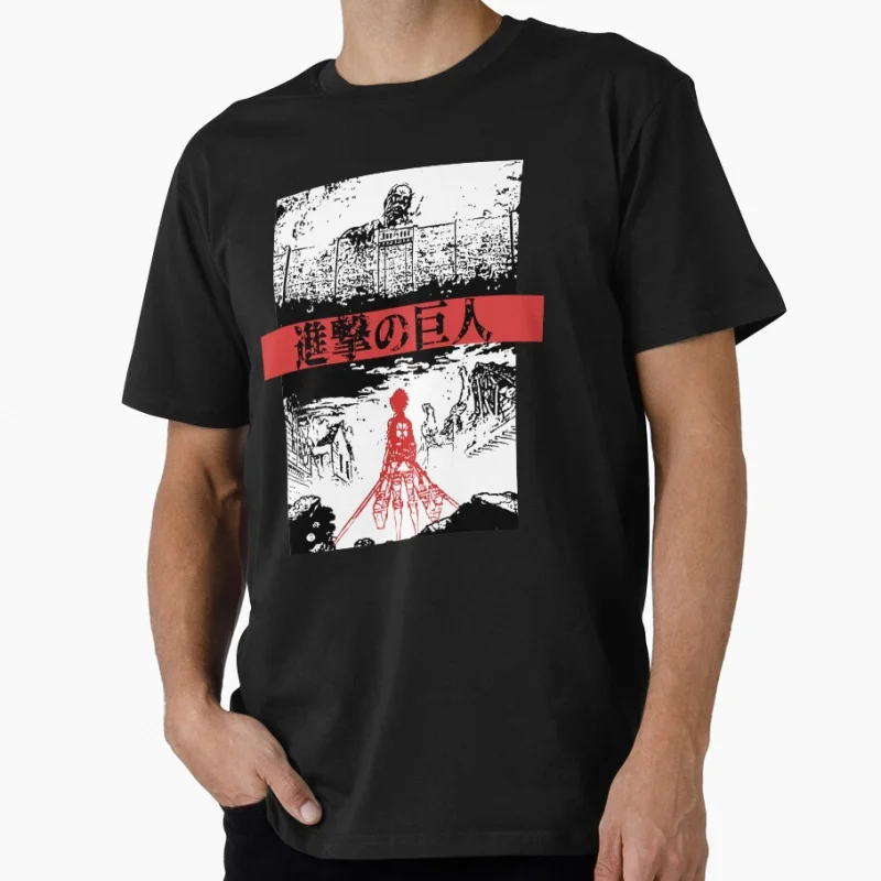 

For Men And Women Attack On Titan Gift t shirt for Anime lover Cartoon Graphic Y2K clothes Large size Tops Manga printed Tee