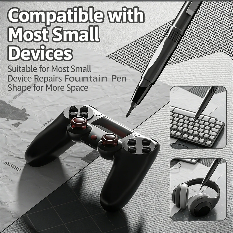 13 in 1 Precision Screwdriver Pen Set Portable Hidden Storage Multi-Function Repair Tool for Phone Computer Glasses Furniture