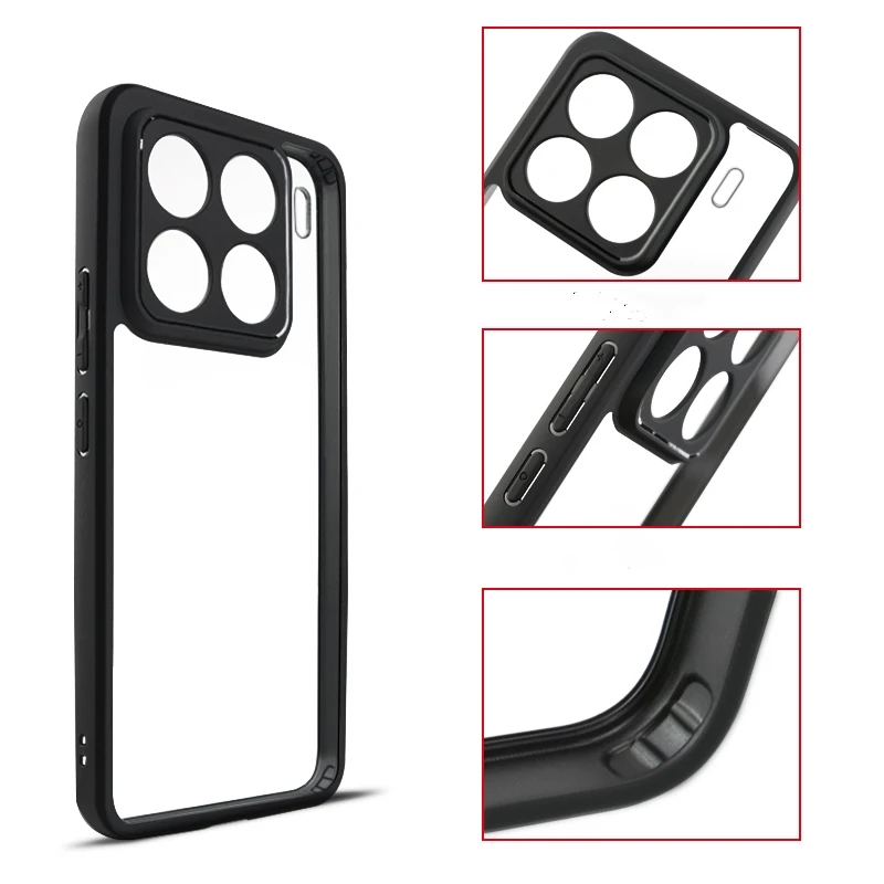 

For Xiaomi 15 Case Cover Xiaomi Mi 15 Capas Phone Back Bumper Armor Shockproof Lens Protective Clear For Fundas Xiaomi 15 Mi15