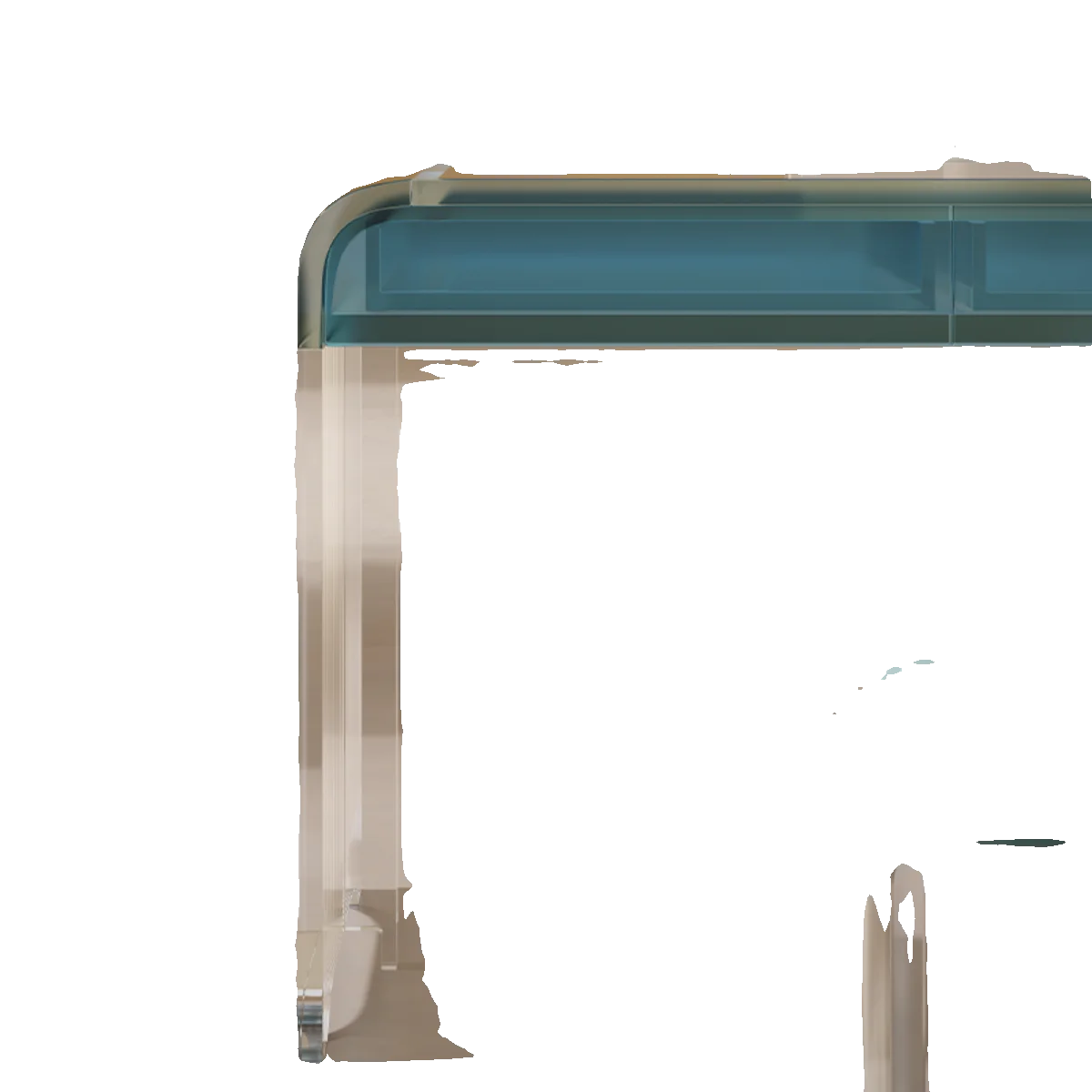 

Acrylic dresser bedroom modern simple makeup table small apartment desk integrated girl light luxury