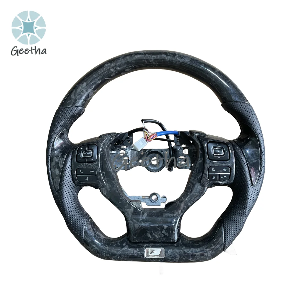 For Lexus IS IS250 IS350 ES ES300 GS GS350 NX CT200 RC Carbon Fiber Multifunction Steering Wheel Customized