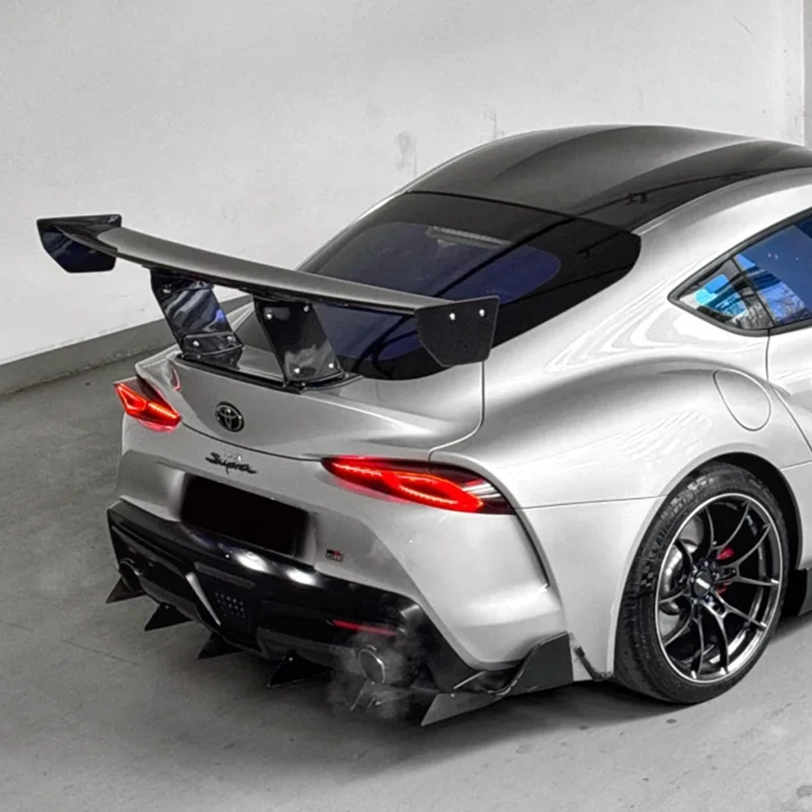 

For Toyota Supra A90 A91 MK5 VRS Style Carbon Fiber Tail fins Rear Trunk Spoiler Guide Wing Rear Wing Car Accessories body kit