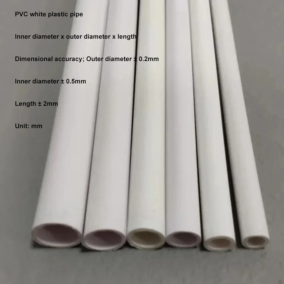 Weißes Acryl-Kunststoffrohr – Hohlrundrohr, Schlagfest, 25–70 Mm Außen-Ø, Länge 50 Cm, Für Aquarien, PC-Wasserkühlung, Lampenschirme & DIY