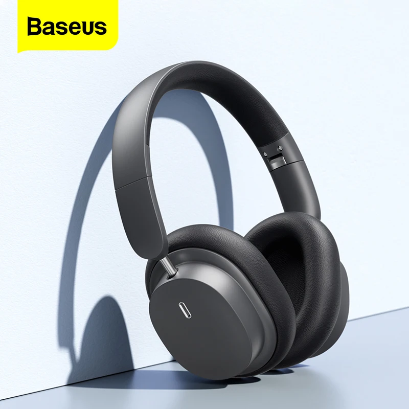 Baseus Bowie D05 Wireless Headphone Earphone Bluetooth 5.3 Headset HiFi Stereo Fones Foldable Wireless Wired Dual Use Headphones