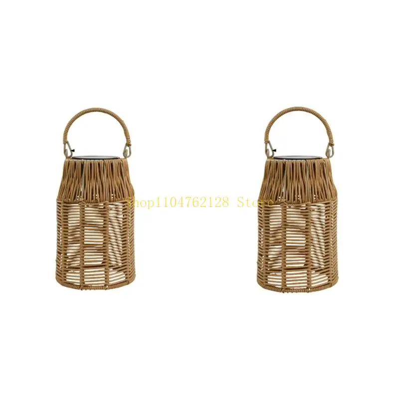 Solar Outdoor Hanging Accent with Textured Shade, Patio Balcony Decor Piece, Cordless Rain-Ready for Yard Use best sale