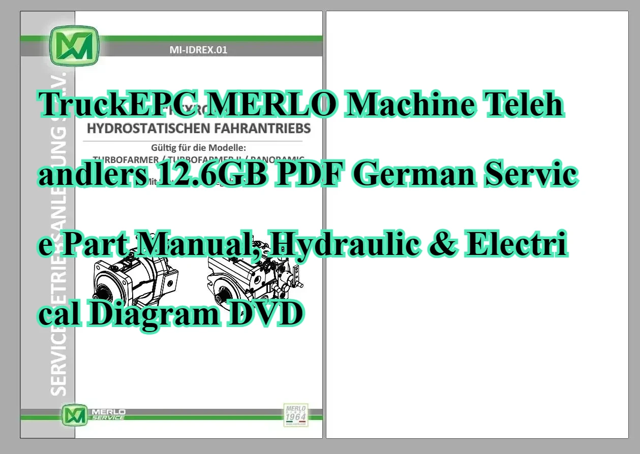 

TruckEPC MERLO Machine Telehandlers 12.6GB PDF German Service Part Manual, Hydraulic & Electrical Diagram DVD
