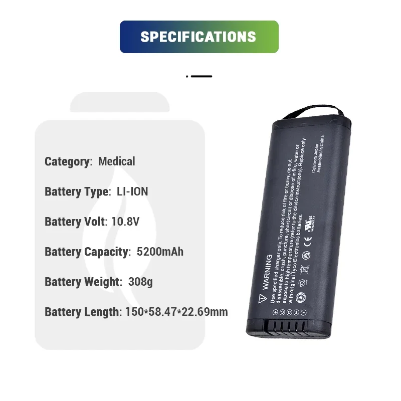 Lithium ion 10.8V 5200mAh Replacement TY 3CGR18650D-2 N9910X-870 72R6893 sm206 battery for N9915A N9340B Medical OTDR