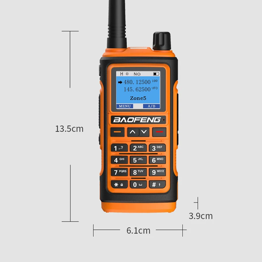 Baofeng-walkie-talkie de largo alcance, estación portátil fm 2 piezas, incluye potente radio bidireccional, receptor inalámbrico