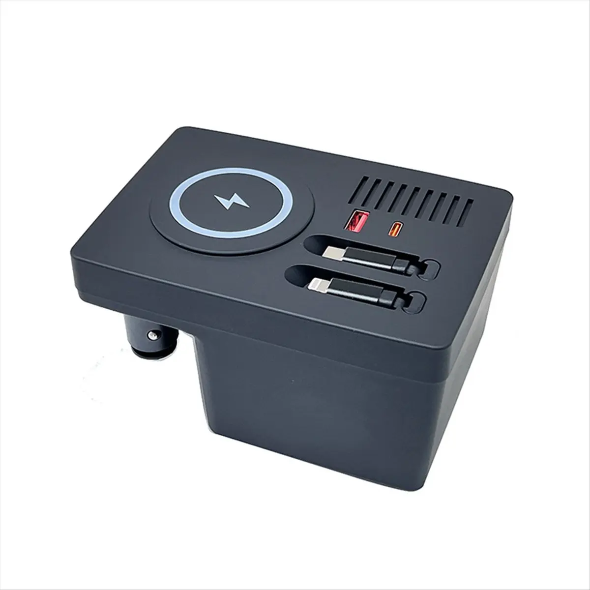 Super Sale Car Accessories for Audi A4L B9 A5 S5 LHD USB Type-C Fast Wireless Charger Shunt Docking Station Car Interior