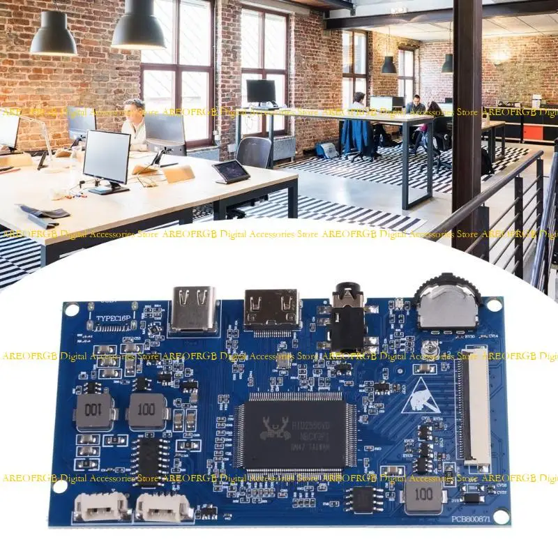 

Плата драйвера LVDS 7 дюймов, 8 дюймов и 10,1 дюйма, TypeC, питание от USB, поддержка HDMI1.4, MINI, HDMI-совместимый 40-контактный драйвер ЖК-дисплея