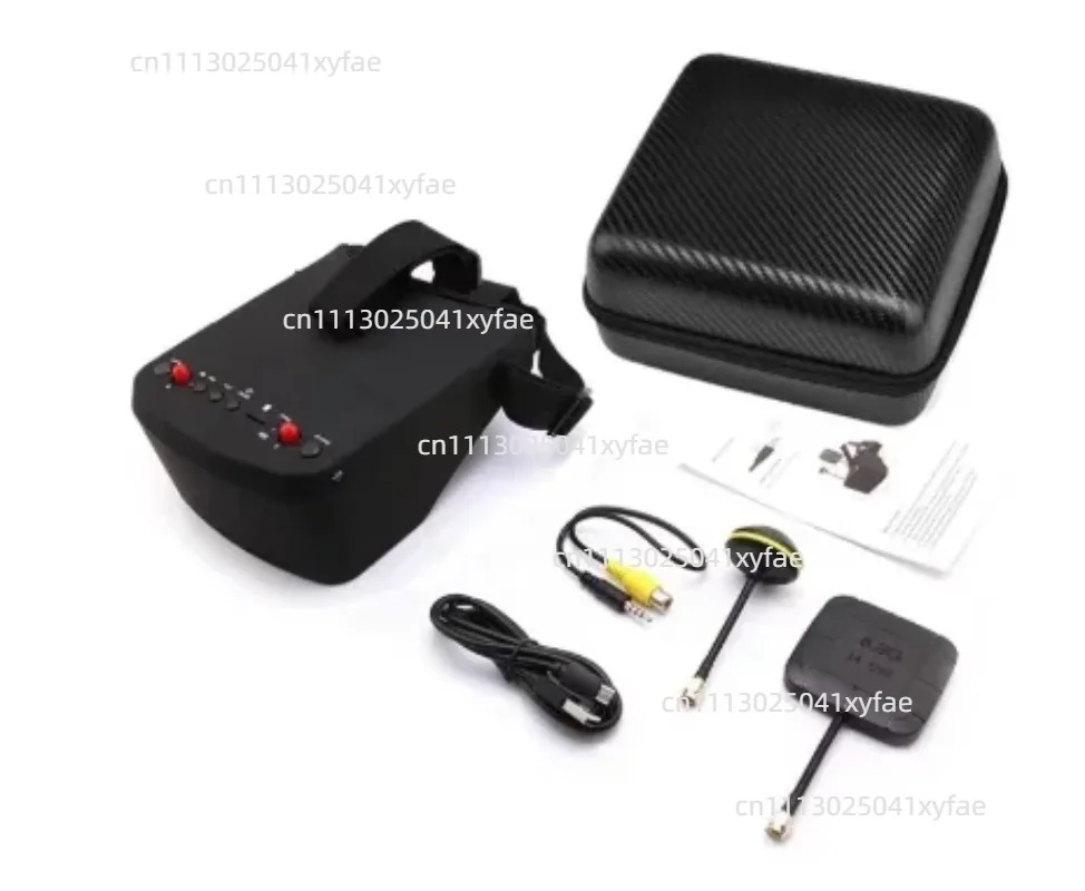 5 Inch FPV Goggles 800x480 LCD 5.8G 40CH Raceband Auto-Search Built-in Power Module for FPV Aircraft